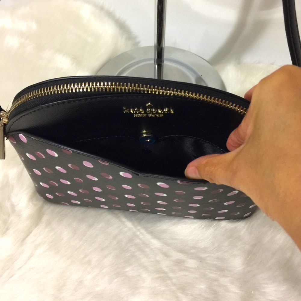 NWT Kate Spade Black Payton Dome Crossbody Bag - Picture 8 of 13